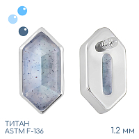 Накрутка Locket Labradorite 1.2 мм
